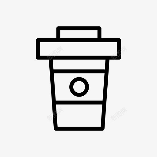 冷咖啡饮料茶图标svg_新图网 https://ixintu.com 咖啡 饮料