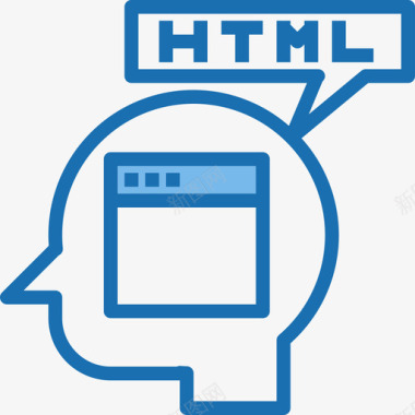 Html浏览器和界面9蓝色图标图标