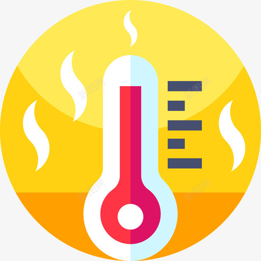 温度天气205平坦图标svg_新图网 https://ixintu.com 天气205 平坦 温度