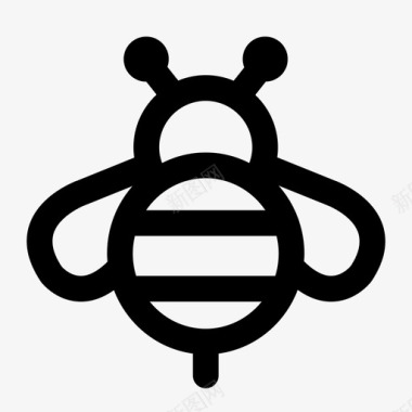 蜜蜂大黄蜂蜂蜜图标图标