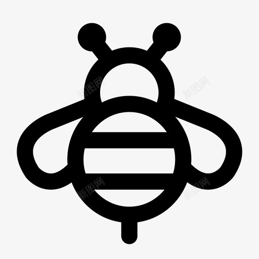 蜜蜂大黄蜂蜂蜜图标svg_新图网 https://ixintu.com 大黄蜂 昆虫 春运系列款式 蜂蜜 蜜蜂