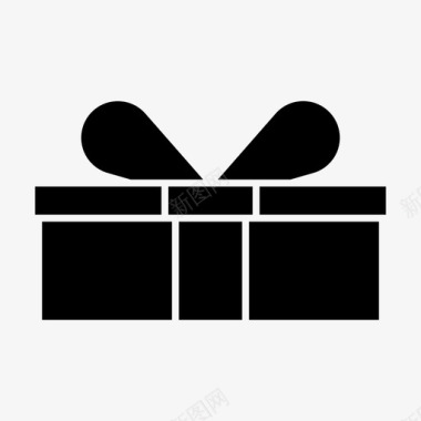 礼物奖金礼品盒图标图标