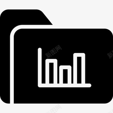 分析数据科学3固体图标图标