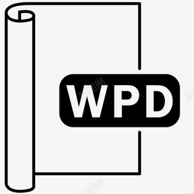 WPDdocumentfileformat图标图标