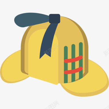 侦探帽帽子3平头图标图标