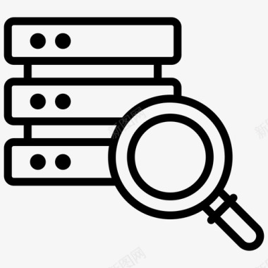 数据搜索数据库探索数据库搜索图标图标