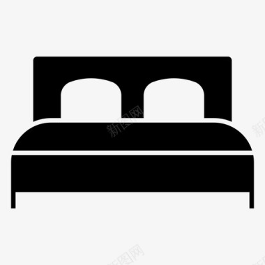 床卧室家图标图标