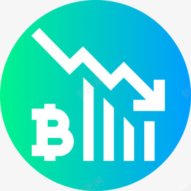 减少加密货币30循环图标图标