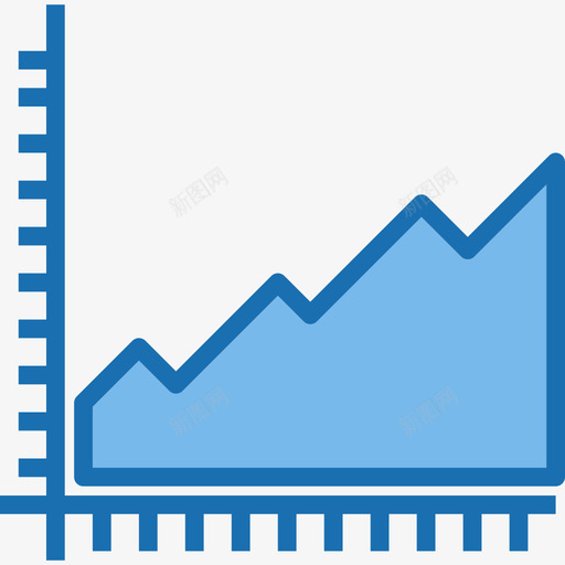 面积图分析9蓝色图标svg_新图网 https://ixintu.com 分析9 蓝色 面积图