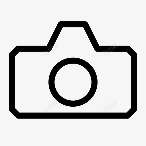 照相机图像文件物镜图标svg_新图网 https://ixintu.com 图像文件 摄影 照片 照相机 物镜