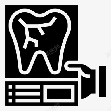 x光牙科医疗保健图标图标