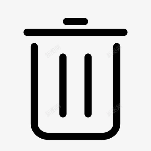 删除svg_新图网 https://ixintu.com 删除 线性 简约