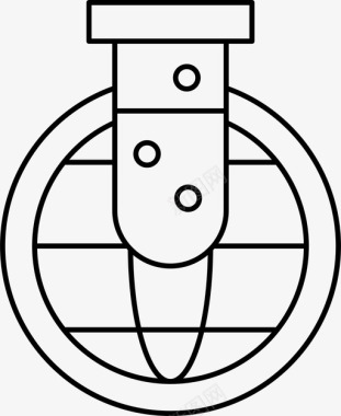 烧杯化学科学图标图标