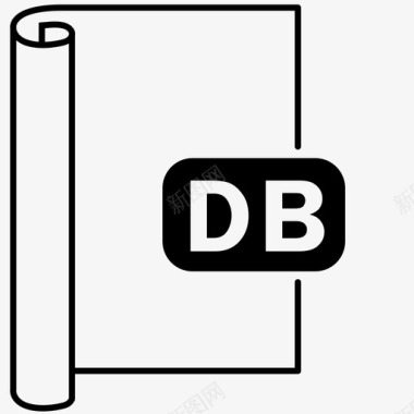 数据库数据库文件文件格式图标图标