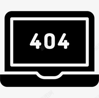 404错误网页和开发31实心图标图标