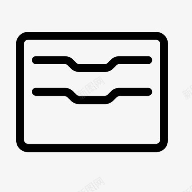 钱包卡电子商务图标图标