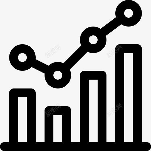 统计市场增长9线性图标svg_新图网 https://ixintu.com 增长 市场 线性 统计
