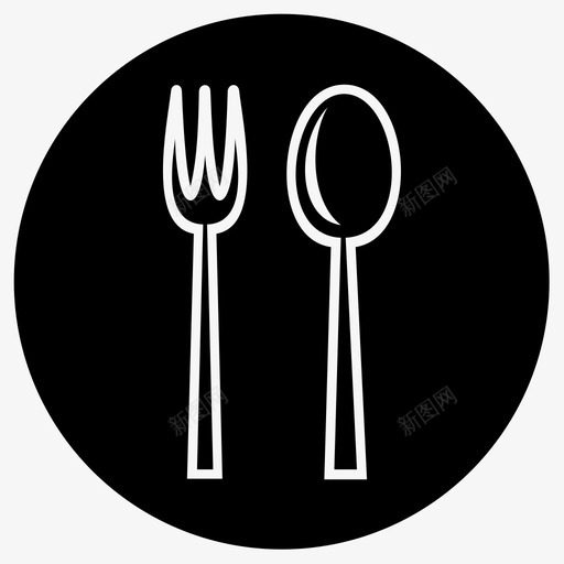 餐具餐食厨房图标svg_新图网 https://ixintu.com 厨房 餐具 餐厅 餐食