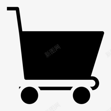 购物车电子商务商店图标图标