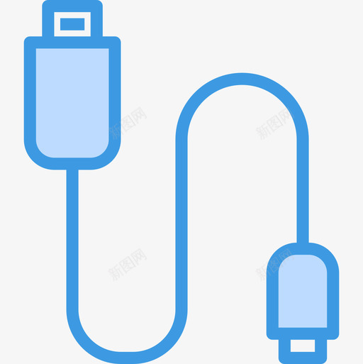 Usb计算机硬件12蓝色图标svg_新图网 https://ixintu.com Usb 硬件 蓝色 计算机