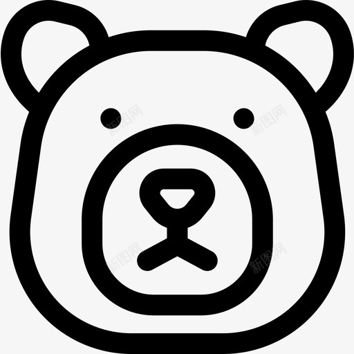 北极熊冬季67直系图标svg_新图网 https://ixintu.com 冬季 北极熊 直系
