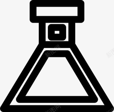 烧瓶锥形烧瓶实验室图标图标