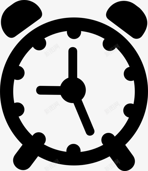 闹钟小时计时器图标svg_新图网 https://ixintu.com 小时 手表 计时器 闹钟