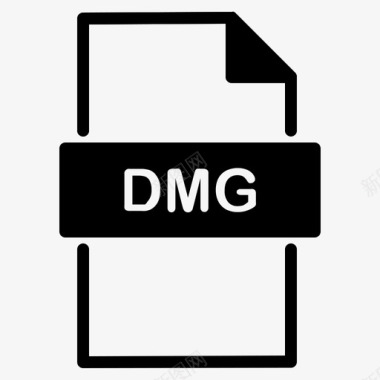 dmg文档扩展名图标图标