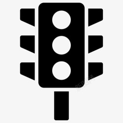 道路指示灯交通灯红绿灯指示灯图标高清图片