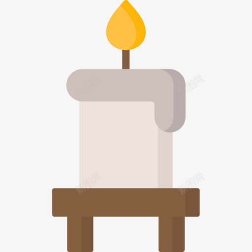 蜡烛精神的13平的图标svg_新图网 https://ixintu.com 平的 精神的13 蜡烛