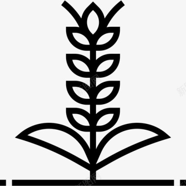 大麦农业47直交图标图标