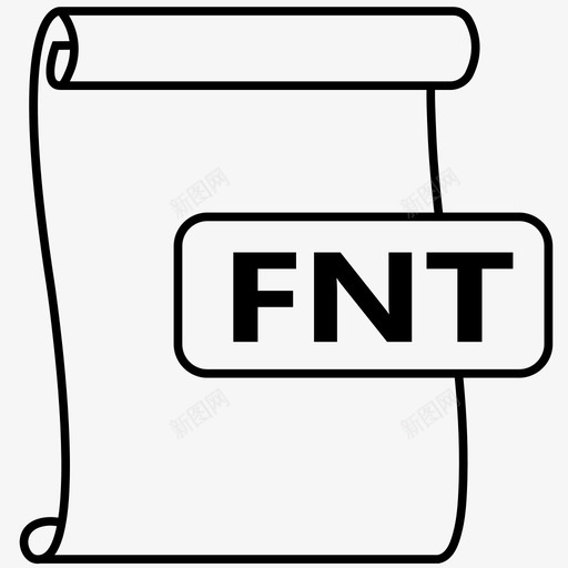 fnt文件格式fnt文件图标svg_新图网 https://ixintu.com fnt windows 字体 文件 格式