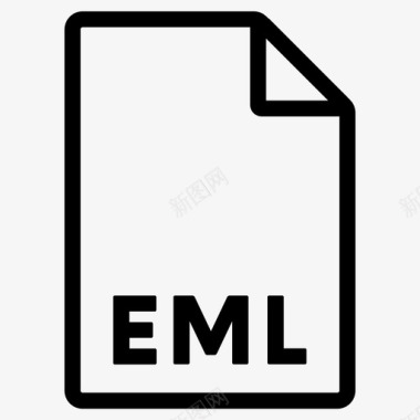 eml格式文件文件格式图标图标