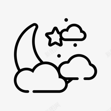 散云之夜月散云图标图标