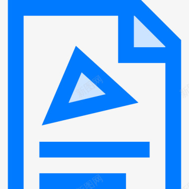 Pdf文件类型13蓝色图标图标