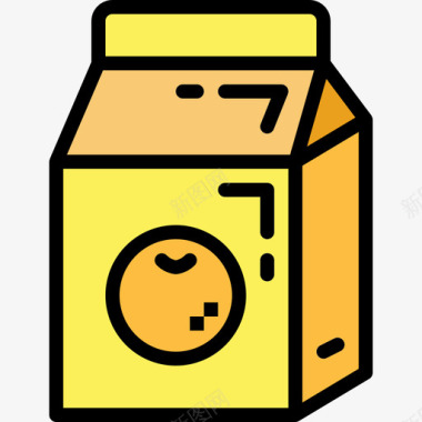 果汁食品饮料3原色图标图标