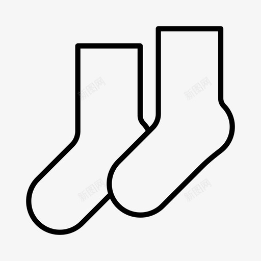 采购产品袜子配件时装图标svg_新图网 https://ixintu.com 产品 内衣 时装 袜子 配件 采购