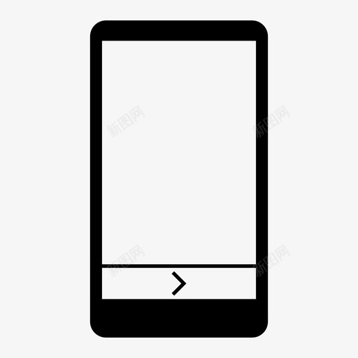 移动下一个按钮转发图标svg_新图网 https://ixintu.com 按钮 移动下一个 移动应用程序流 线框 转发
