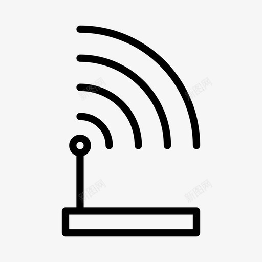 网络连接互联网图标svg_新图网 https://ixintu.com 互联网 信号 大纲 网络 连接 酒店 预订服务