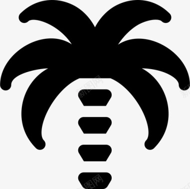 棕榈树埃及21填充图标图标