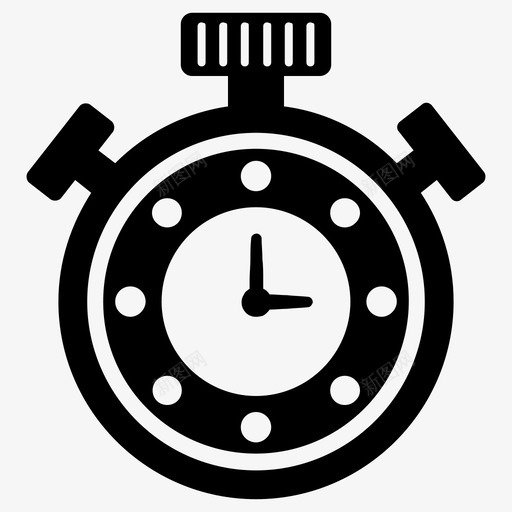 秒表计时器时钟图标svg_新图网 https://ixintu.com 倒计时 办公设置1 时钟 时间 秒表 计时器