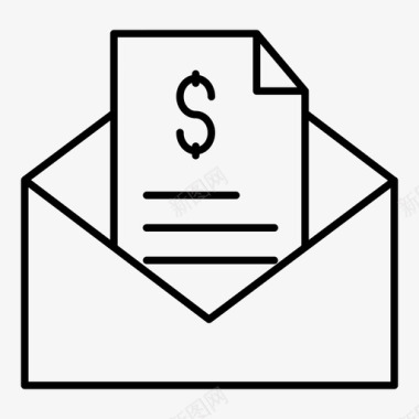 财务报告商业文件商业信函图标图标