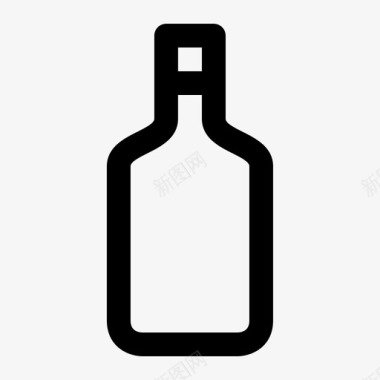 瓶子啤酒酒图标图标