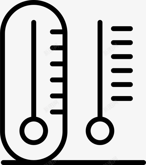 诊断实验室医疗图标svg_新图网 https://ixintu.com 医疗 实验室 温度 温度计 诊断