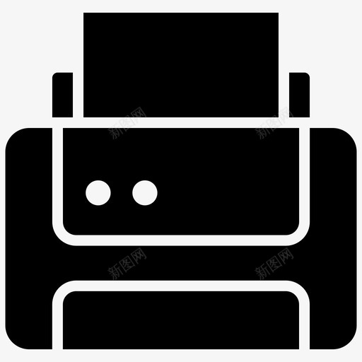 打印机排字器电子设备图标svg_新图网 https://ixintu.com 打印机 排字器 排字机 用户界面字形图标 电子设备 输出设备