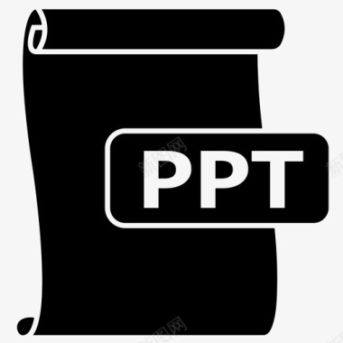 ppt文件格式powerpoint图标图标