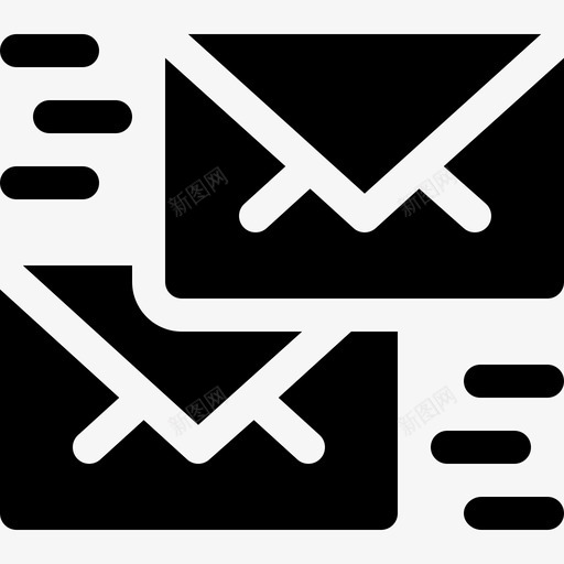 邮件营销增长8已填充图标svg_新图网 https://ixintu.com 填充 增长 营销 邮件