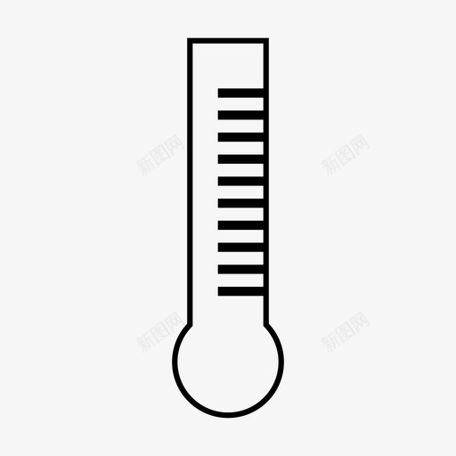 温度温度计温度计刻度图标svg_新图网 https://ixintu.com 天气 温度 温度和温度计 温度计 温度计刻度