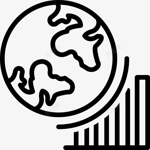 全球进步成就成长图标svg_新图网 https://ixintu.com 全球进步 成功 成就 成长