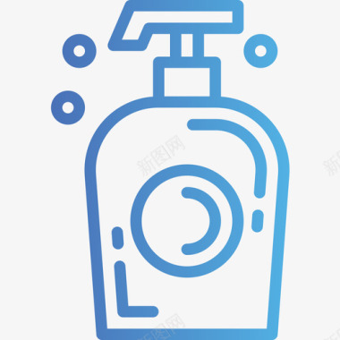 液体肥皂超市24梯度图标图标
